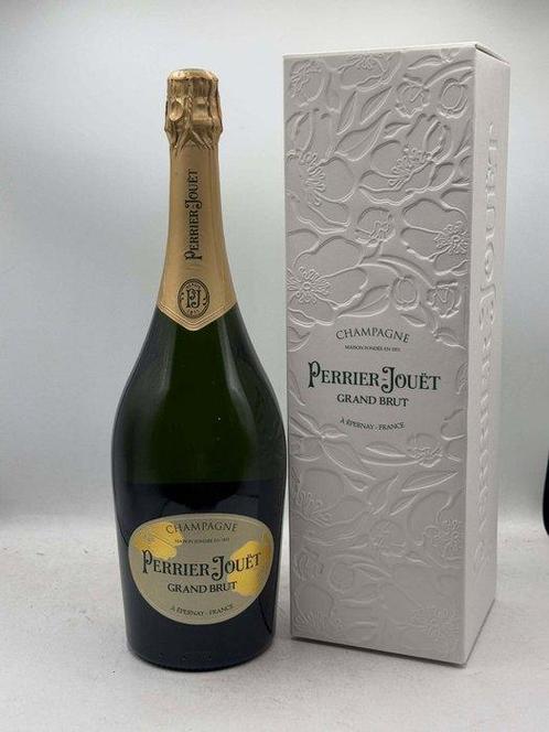 Perrier-Jouët, Grand Brut - Champagne - 1 Magnum (1,5 L), Verzamelen, Wijnen