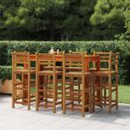 vidaXL Barkrukken 8 st massief acaciahout, Tuin en Terras, Tuinstoelen, Verzenden, Nieuw