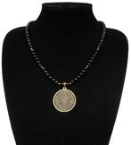 obsidiaan - Vrijmetselaarsketting - Goddelijke oog -