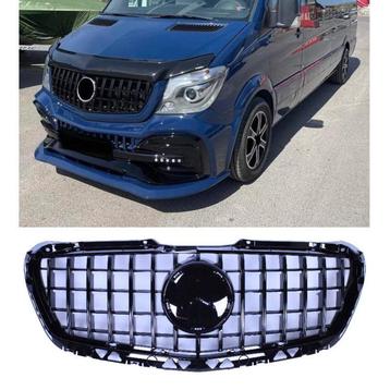 Grill voor mercedes sprinter w906 2014-2017 glanzend zwart, Auto-onderdelen, Nieuw