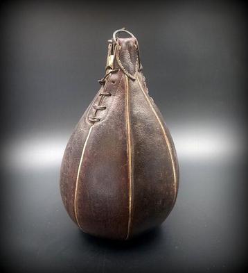 Vintage lederen bokszak (34 cm)