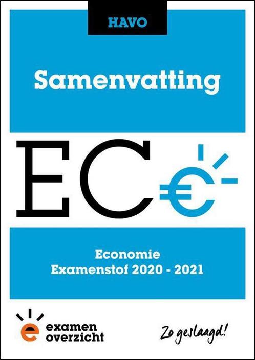 ExamenOverzicht - Samenvatting Economie HAVO 9789493190009, Livres, Livres scolaires, Envoi