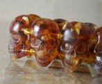 Baltische Amber Gesneden schedel - Bracelet 78 gr - Skull -