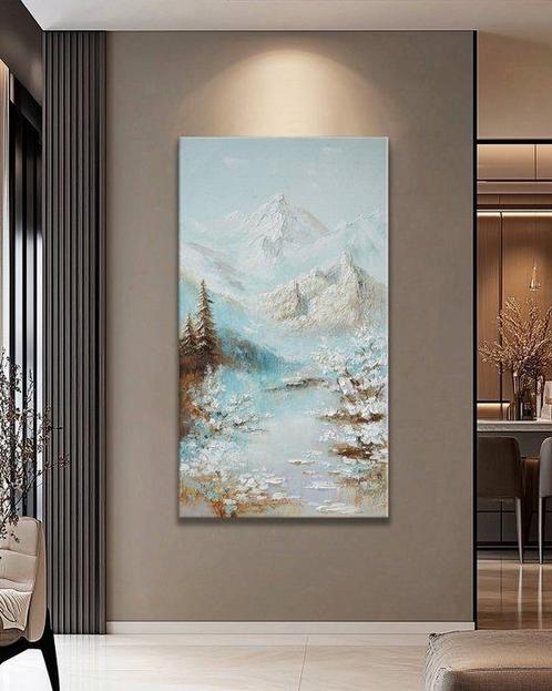 CleliaArt - Winter Serenity, Antiek en Kunst, Kunst | Schilderijen | Modern