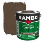 Rambo Pantserbeits Tuinhout Zijdeglans Berkengrijs 2.5L, Doe-het-zelf en Bouw, Verzenden, Nieuw
