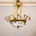 Kroonluchter - imperiale paralumi bocciolo - Messing, Glas -