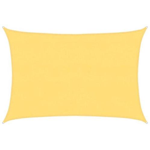 Zonnezeil 4x5m | Schaduwdoek beige - Retour deal -51%, Tuin en Terras, Schaduwdoeken, Nieuw, Verzenden
