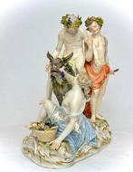 Meissen - Beeldje - Porcelain Group Silenus On A Donkey -
