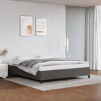 vidaXL Bedframe kunstleer grijs 180x200 cm, Huis en Inrichting, Verzenden, Nieuw