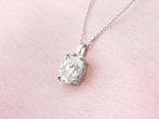 Ketting met hanger - 14 karaat Witgoud - 3.00ct. tw. Diamant