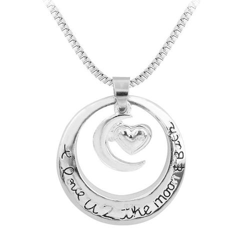 Fako Bijoux® - Ketting - I Love You To The Moon And Back -, Bijoux, Sacs & Beauté, Colliers, Envoi