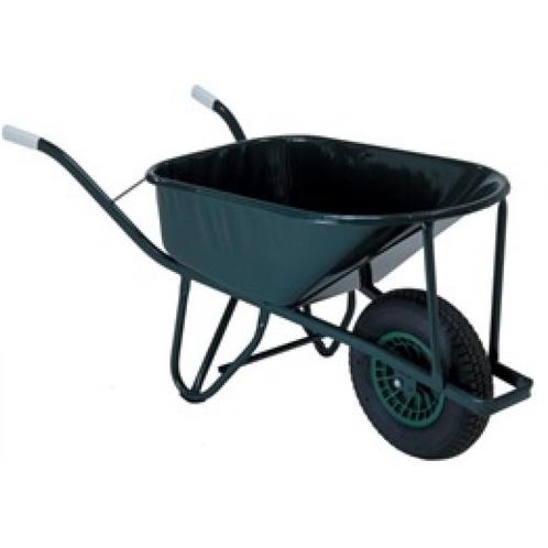Kruiwagen gelakt 85liter bouw krachtpatser ronde neus  met, Doe-het-zelf en Bouw, Transportwagens, Nieuw