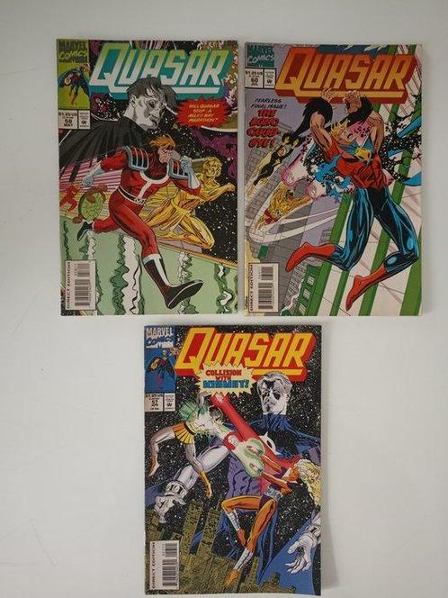 Quasar #57, 58, 60 + Warlock and the Infinity Watch #25, 42, Boeken, Strips | Comics
