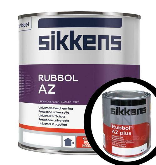 Sikkens Rubbol AZ hoogglans voor buiten 1000 ml / 2500 ml RA, Doe-het-zelf en Bouw, Verf, Beits en Lak, Nieuw, Verzenden