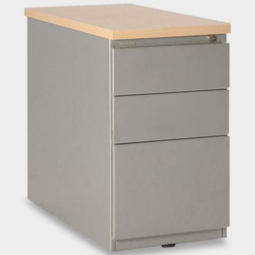 Ladeblok Steelcase, 3 laden, aluminium, geschikt voor A4..., Huis en Inrichting, Kasten | Ladekasten, Gebruikt, Ophalen of Verzenden