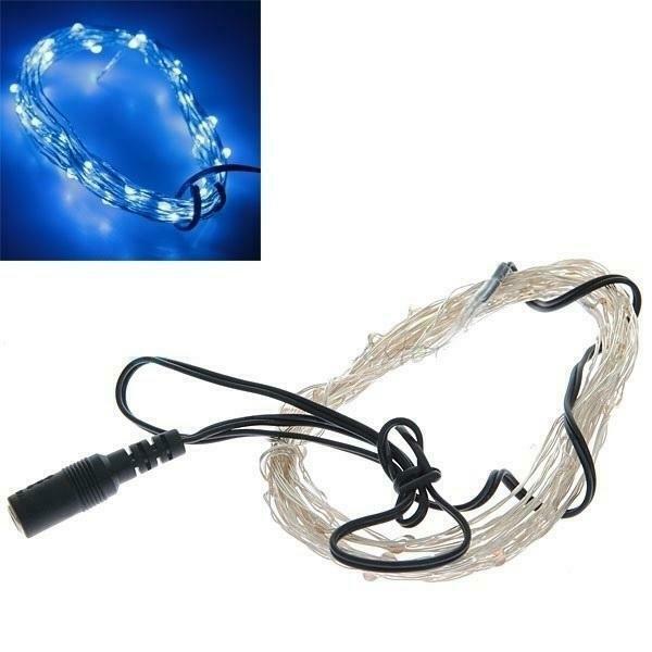 5 meter - blauw - LED verlichting - 12 volt - ultra dun, Maison & Meubles, Lampes | Autre, Envoi