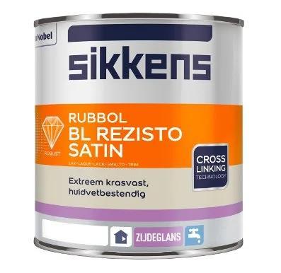 Sikkens Rubbol BL Rezisto Satin - 2,5L RAL 9010 | Zuiver Wit, Doe-het-zelf en Bouw, Verf, Beits en Lak, Nieuw, Verzenden