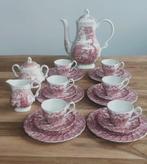 Myott - Koffie- en theeservies (35) - The Hunter rood -, Antiek en Kunst