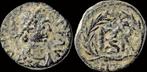 450-457ad Roman Marcian Ae nummus monogram in wreath Brons, Postzegels en Munten, Munten en Bankbiljetten | Verzamelingen, Verzenden