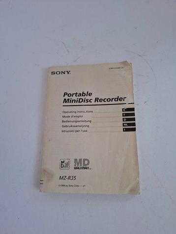 Sony - MZ-R35 Draagbare minidisc speler-recorder, Nieuw