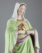Beeldje - Maria met Onbevlekt Hart - 40cm - Biscuit, Antiek en Kunst