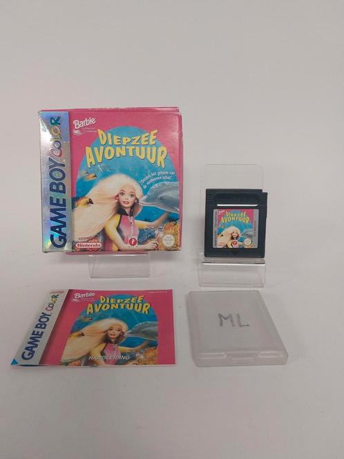 Barbie Diepzee Avontuur in doos Nintendo Game Boy Color, Games en Spelcomputers, Games | Nintendo Game Boy, Zo goed als nieuw