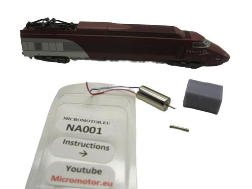 micromotor NA001 motor ombouwset voor Arnold 4321 Lima, Hobby en Vrije tijd, Modeltreinen | N-Spoor, Gelijkstroom, Overige typen