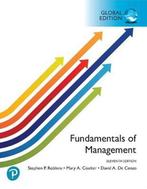 Fundamentals of Management, Global Edition 9781292307329, Boeken, Gelezen, Stephen Robbins, Mary Coulter, Verzenden