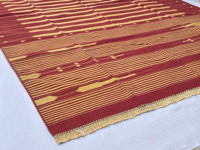 Indiana - india - Handgeweven vintage katoenen Dhurrie, Huis en Inrichting, Stoffering | Tapijten en Vloerkleden