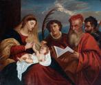 Tiziano Vecellio (1488-1576), Follower of - De Madonna en, Antiek en Kunst