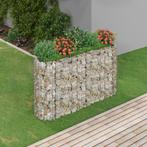 vidaXL Gabion plantenbak verhoogd 190x50x100 cm, Tuin en Terras, Bloempotten, Verzenden, Nieuw