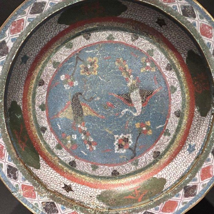 Emaille bord - Emaille, Brons, Antiek en Kunst, Antiek | Overige Antiek