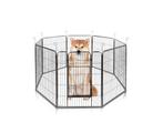 MaxxPet Hondenren - Puppyren met 8 Kennelpanelen - Staal..., Ophalen of Verzenden, Nieuw
