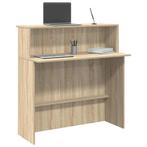 vidaXL Receptiebalie Sonoma Eiken 100x50x103,5 cm Bewerkt, Huis en Inrichting, Verzenden, Nieuw