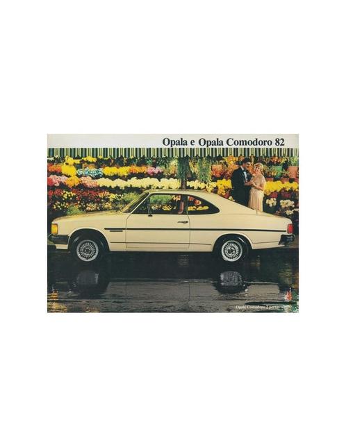 1982 CHEVROLET OPALA & OPALA COMODORO BROCHURE BRAZILIAANS, Boeken, Auto's | Folders en Tijdschriften, Ophalen of Verzenden