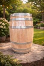 Nieuw 60L wijnvat /regenton kastanjehout, Tuin en Terras, Regentonnen, Minder dan 75 liter, Nieuw, Hout, Met kraantje