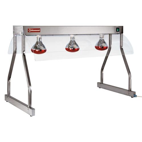 Warmhoudbrug, Infrarode Lampen (3x 250 W), Zakelijke goederen, Horeca | Keukenapparatuur, Ophalen of Verzenden