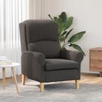 vidaXL Ligstoel met Armleuningen Donkergrijs 52 cm, Huis en Inrichting, Fauteuils, Verzenden, Nieuw