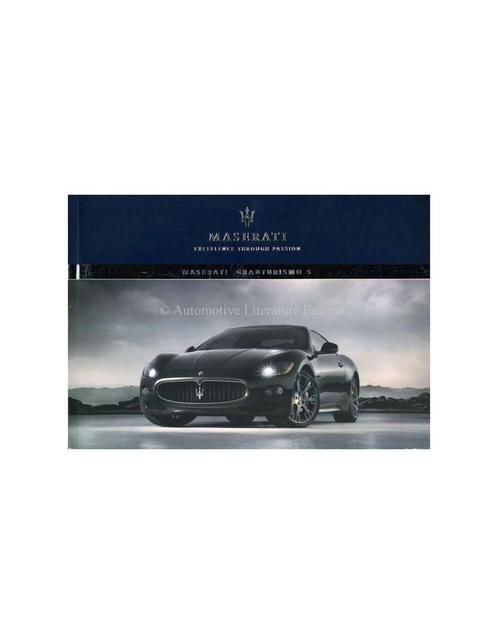 2009 MASERATI GRANTURISMO S INSTRUCTIEBOEKJE ITALIAANS, Auto diversen, Handleidingen en Instructieboekjes