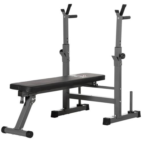 Verstelbare Opvouwbare Halterbank Met Halterrek Fitnessbank, Sport en Fitness, Fitnessapparatuur, Verzenden
