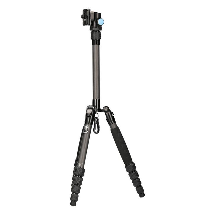 Sirui Traveller 5C statief + 3T-35K Balhoofd met garantie, TV, Hi-fi & Vidéo, Photo | Trépieds & Rotules, Enlèvement ou Envoi