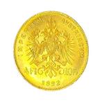 Oostenrijk. Franz Joseph I. 4 Florins/10 Francs 1892, Postzegels en Munten
