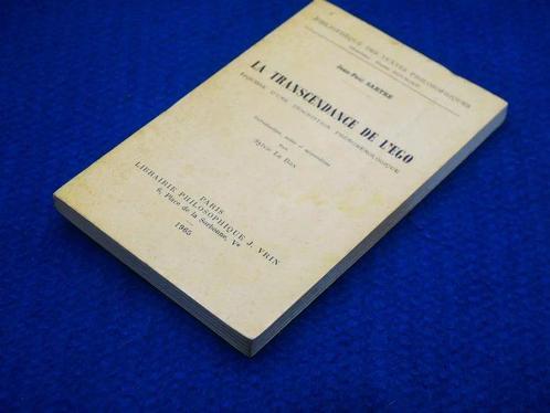 Jean-Paul Sartre - La Transcendance de l’Ego [envoi, Antiek en Kunst, Antiek | Boeken en Manuscripten
