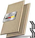 Wandpanelen - Akoestische panelen - Lattenwand - 2 stuks - 1, Verzenden, Nieuw