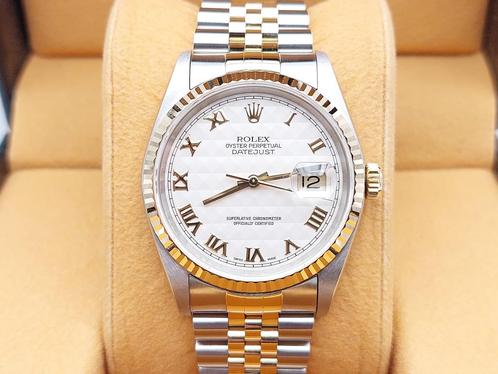 Rolex Datejust Ref. 16233 Year 1992 (Box & Papers), Handtassen en Accessoires, Horloges | Heren, Goud, Zo goed als nieuw, Goud
