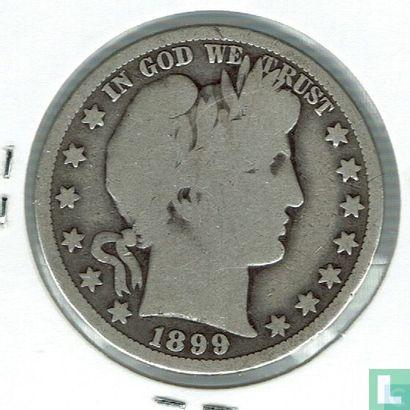 Verenigde Staten ½ dollar 1899 (O), Postzegels en Munten, Munten | Amerika, Losse munt, Goud, Zilver, Verzenden