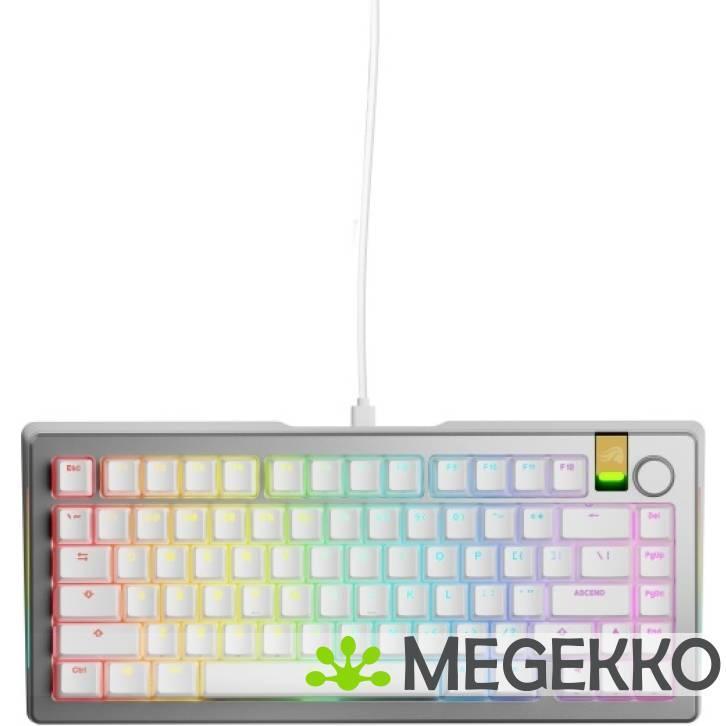 Glorious GMMK 3 PRO Hall Effect 75% Prebuilt Bedraad Zilver, Computers en Software, Toetsenborden, Nieuw, Verzenden