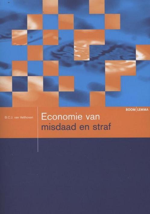Economie van misdaad en straf - B.C.J. van Velthoven - 97890, Livres, Livres d'étude & Cours, Envoi