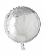 Helium Ballon Rond Zilver 46cm leeg, Hobby en Vrije tijd, Feestartikelen, Verzenden, Nieuw