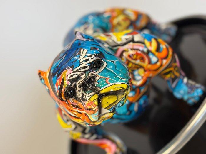 Rob VanMore - VANMORE Graffiti Bulldog, Antiek en Kunst, Kunst | Designobjecten